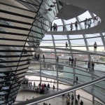 Glass dome on the Reichstag building